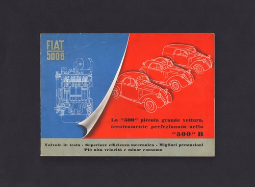 Automobilismo fiat 500 b - fiat,
