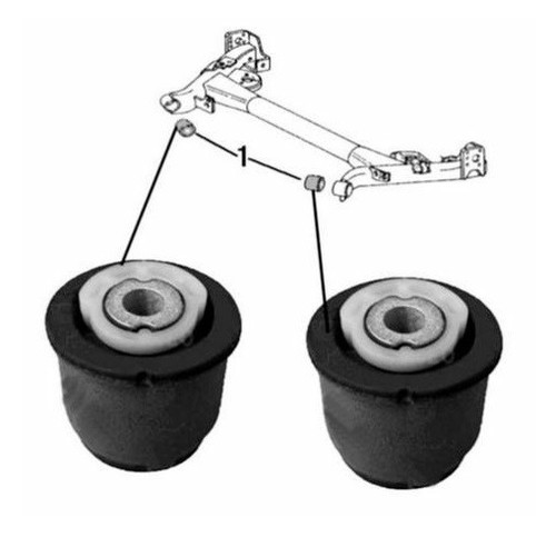 Kit silent block - 2, ponte