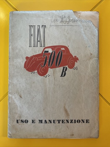 Fiat 500 topolino - fiat, uso
